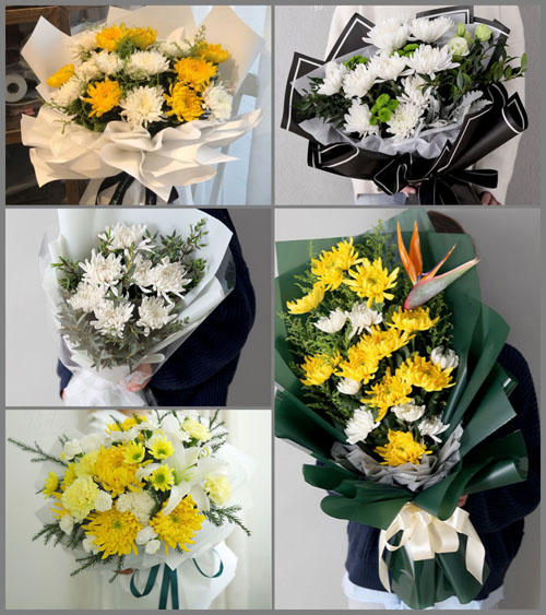 四川成都蒲江县大塘镇桂花社区白事花束代送